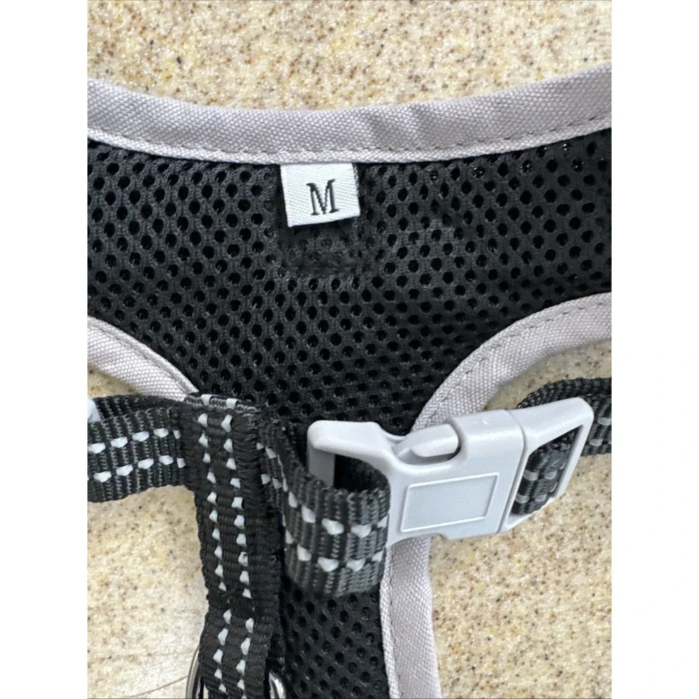 ThinkPet Reflective Breathable Soft Air Mesh No Pull Harness Choke Free Med NWT